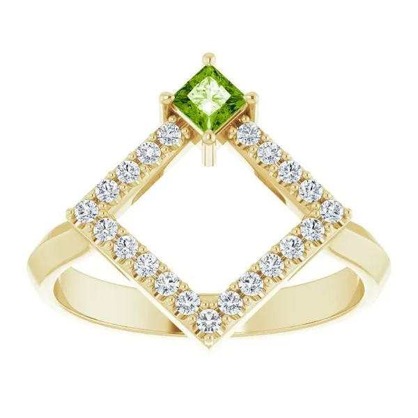 Accented Geometric Ring Image 3 Henry B. Ball Jewelers Canton, OH