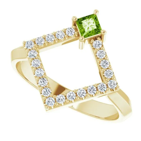 Accented Geometric Ring Image 5 Henry B. Ball Jewelers Canton, OH