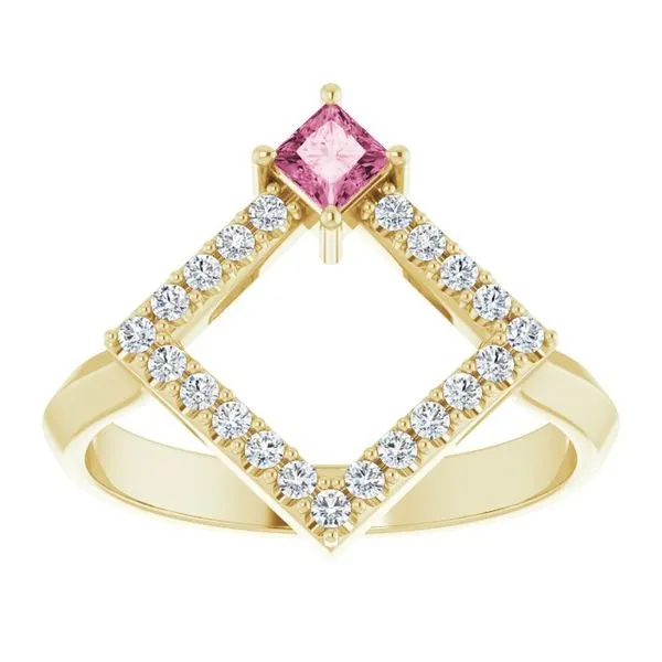 Accented Geometric Ring Image 3 Cherry Street Jewelers Tulsa, OK