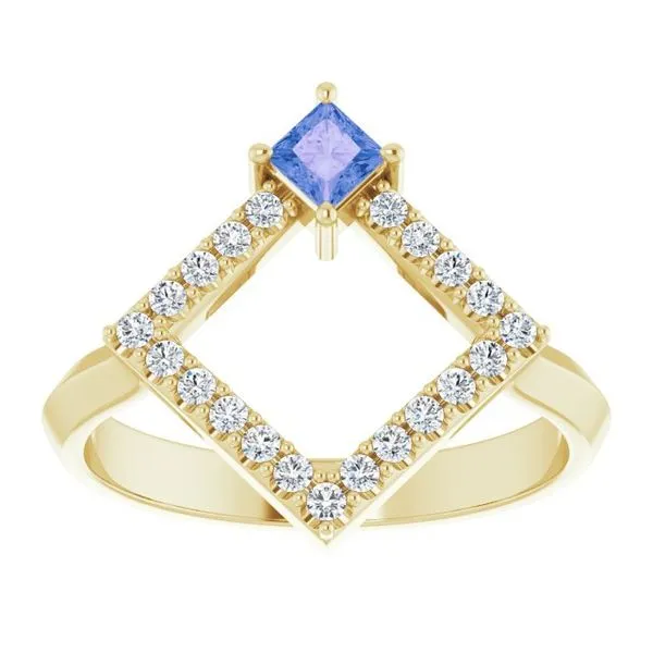 Accented Geometric Ring Image 3 Long Jewelers Chesapeake, VA