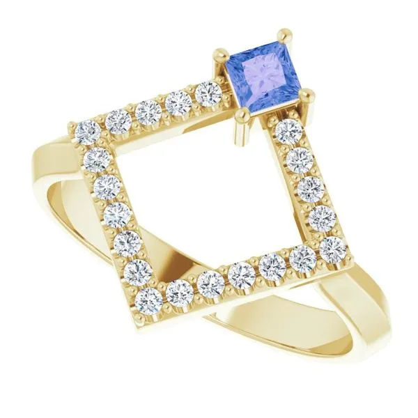 Accented Geometric Ring Image 5 Long Jewelers Chesapeake, VA