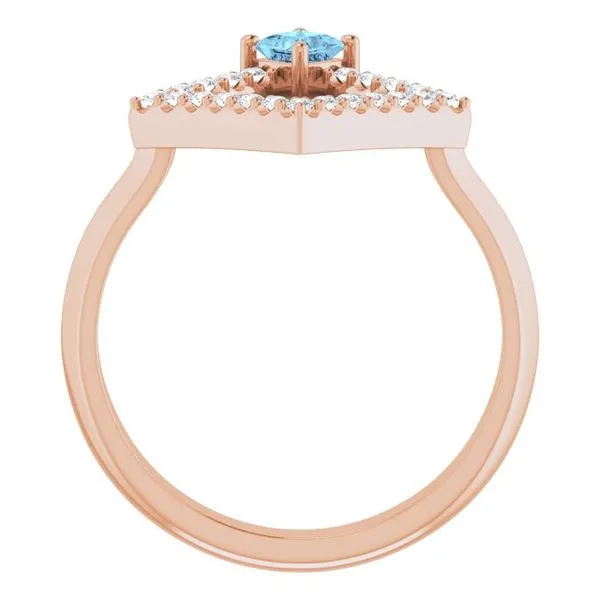 Accented Geometric Ring Image 2 Linwood Custom Jewelers Linwood, NJ