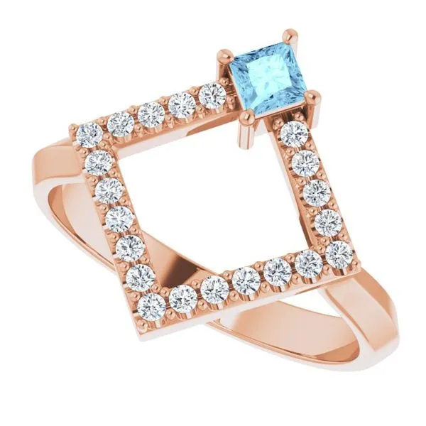 Accented Geometric Ring Image 5 Cherry Street Jewelers Tulsa, OK