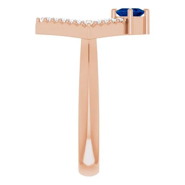 Accented Geometric Ring Image 4 Linwood Custom Jewelers Linwood, NJ