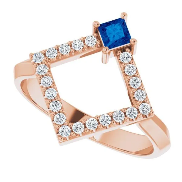 Accented Geometric Ring Image 5 Cherry Street Jewelers Tulsa, OK