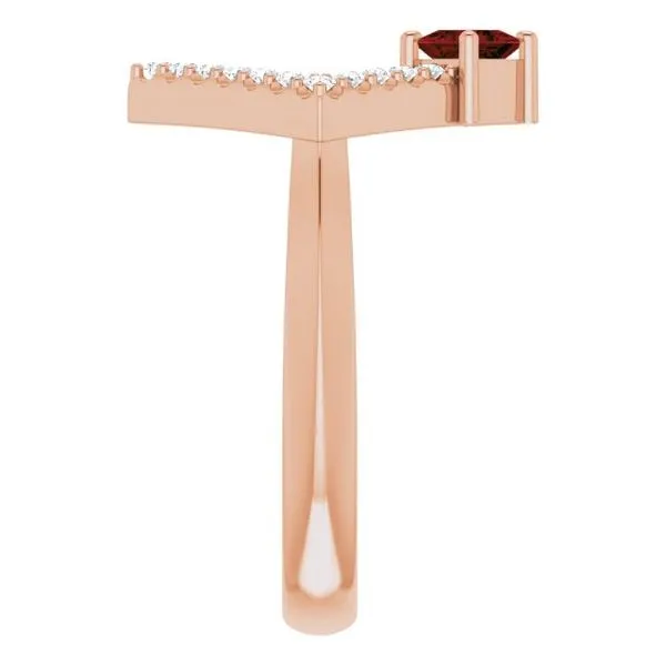 Accented Geometric Ring Image 4 Henry B. Ball Jewelers Canton, OH