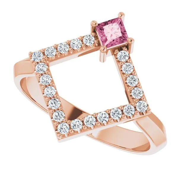 Accented Geometric Ring Image 5 Henry B. Ball Jewelers Canton, OH