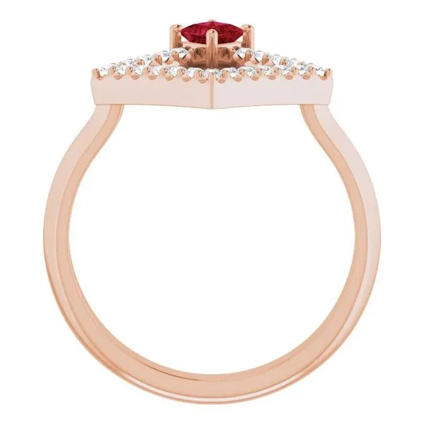 Accented Geometric Ring Image 2 Holly's Jewelry Mountain Home, AR