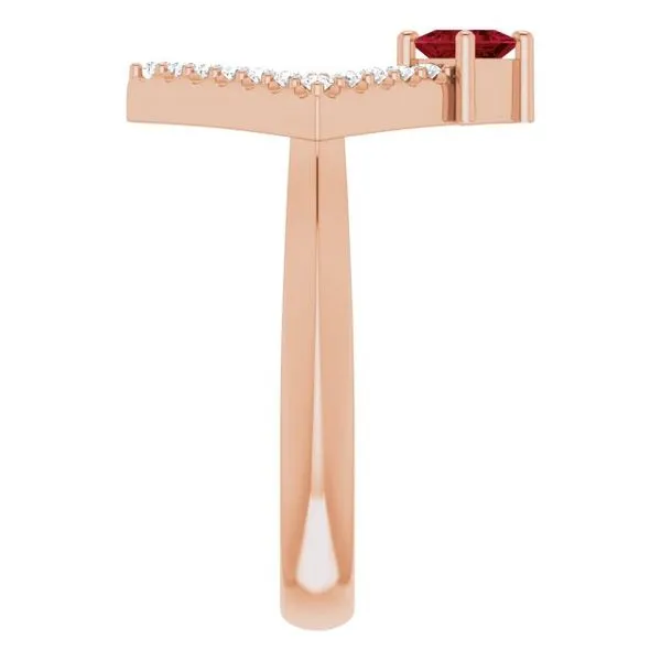 Accented Geometric Ring Image 4 Henry B. Ball Jewelers Canton, OH