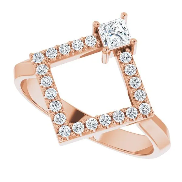 Accented Geometric Ring Image 5 Henry B. Ball Jewelers Canton, OH