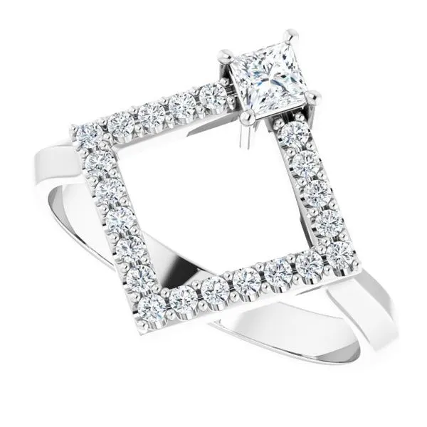 Accented Geometric Ring Image 5 Holly's Jewelry Mountain Home, AR