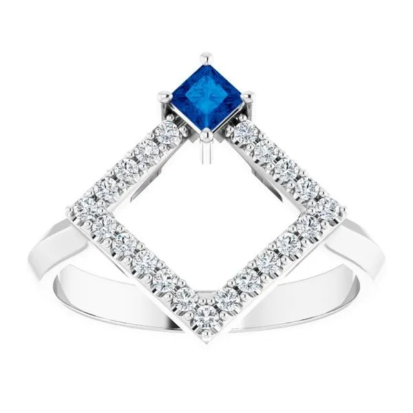 Accented Geometric Ring Image 3 Henry B. Ball Jewelers Canton, OH