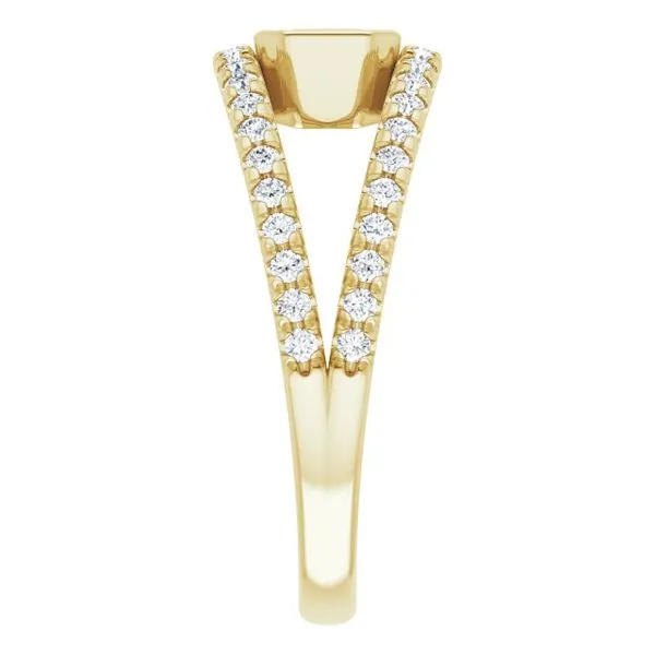 Bezel-Set Accented Ring Image 4 Cherry Street Jewelers Tulsa, OK