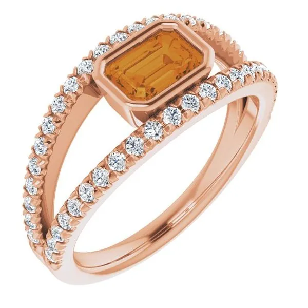 Bezel-Set Accented Ring Henry B. Ball Jewelers Canton, OH