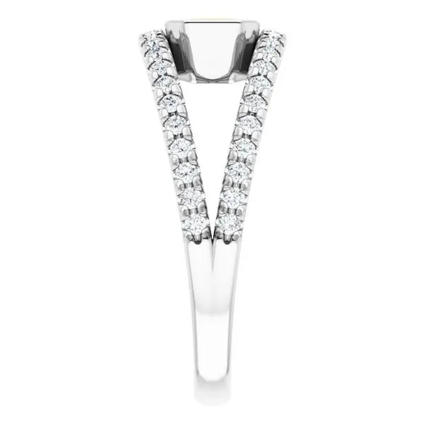 Bezel-Set Accented Ring Image 4 Henry B. Ball Jewelers Canton, OH