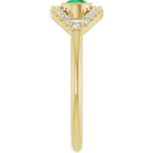 Accented Evil Eye Ring Image 4 Henry B. Ball Jewelers Canton, OH