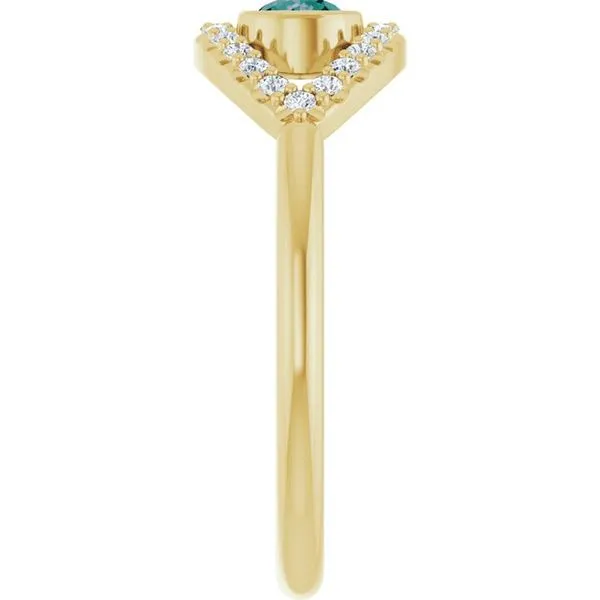 Accented Evil Eye Ring Image 4 Henry B. Ball Jewelers Canton, OH