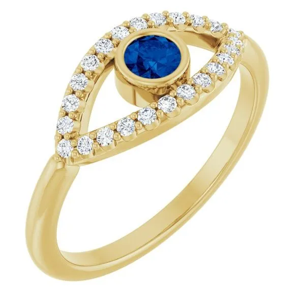 Accented Evil Eye Ring Henry B. Ball Jewelers Canton, OH