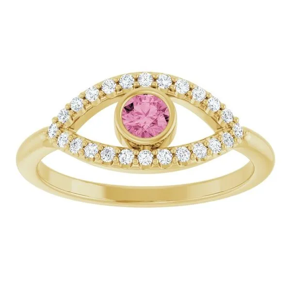 Accented Evil Eye Ring Image 3 Cherry Street Jewelers Tulsa, OK