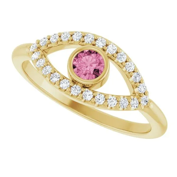 Accented Evil Eye Ring Image 5 Cherry Street Jewelers Tulsa, OK