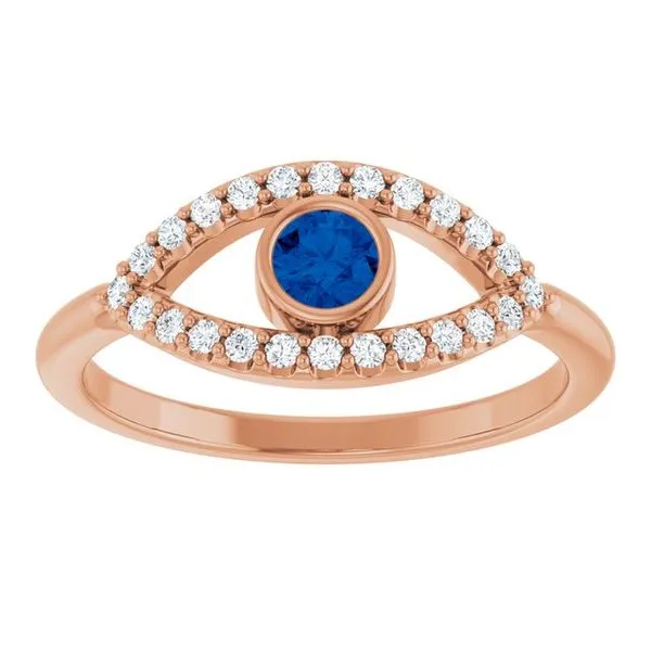 Accented Evil Eye Ring Image 3 Cherry Street Jewelers Tulsa, OK
