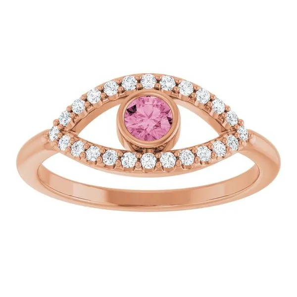 Accented Evil Eye Ring Image 3 Henry B. Ball Jewelers Canton, OH