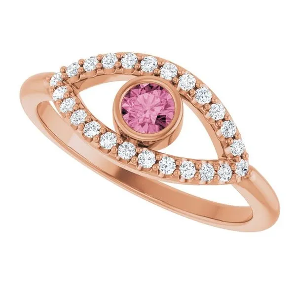 Accented Evil Eye Ring Image 5 Cherry Street Jewelers Tulsa, OK