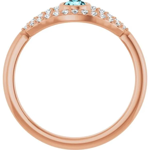 Accented Evil Eye Ring Image 2 Cherry Street Jewelers Tulsa, OK