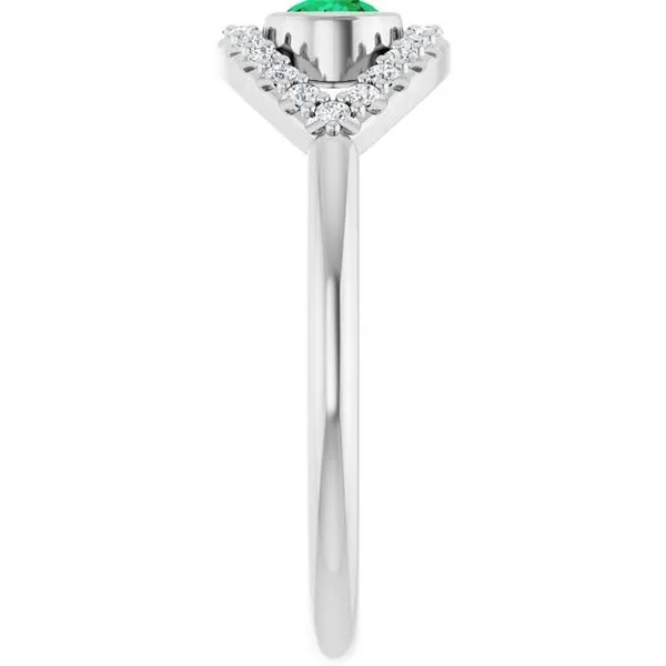 Accented Evil Eye Ring Image 4 Linwood Custom Jewelers Linwood, NJ