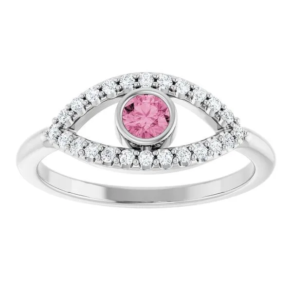 Accented Evil Eye Ring Image 3 Cherry Street Jewelers Tulsa, OK