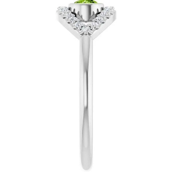 Accented Evil Eye Ring Image 4 Linwood Custom Jewelers Linwood, NJ