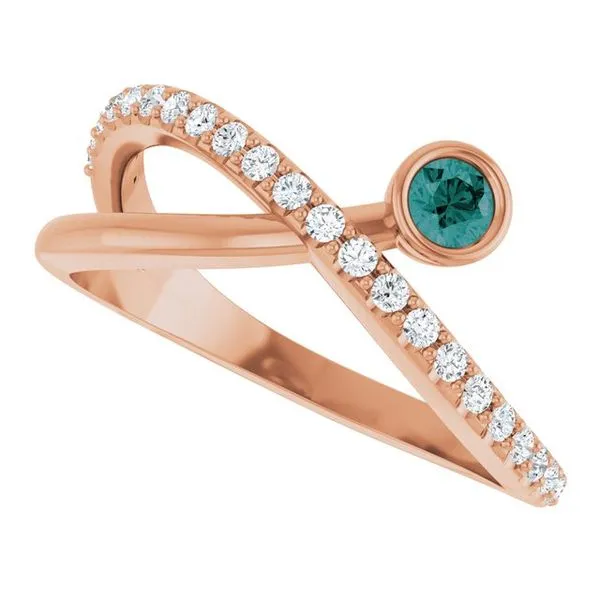 Criss-Cross Bezel-Set Ring Image 5 Holly's Jewelry Mountain Home, AR