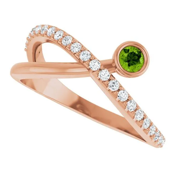 Criss-Cross Bezel-Set Ring Image 5 Holly's Jewelry Mountain Home, AR