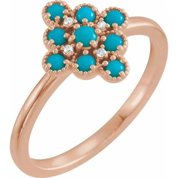 Geometric Cluster Ring Gysbers Jewelry Waupun, WI