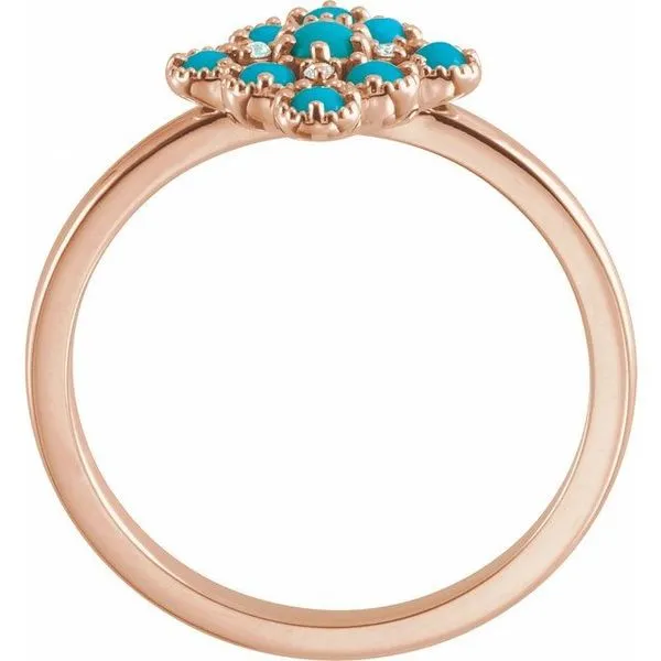 Geometric Cluster Ring Image 2 Henry B. Ball Jewelers Canton, OH