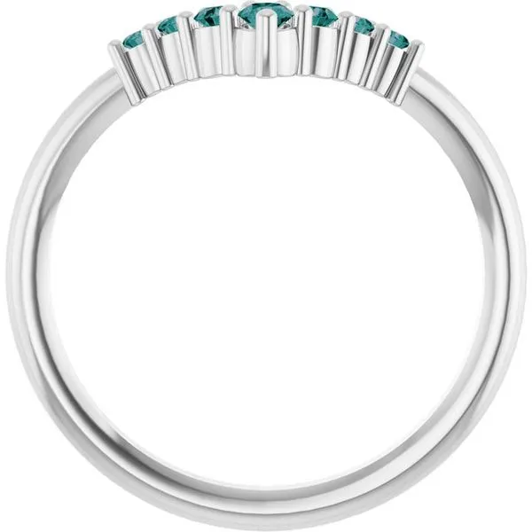 Graduated V Ring Image 2 Cherry Street Jewelers Tulsa, OK