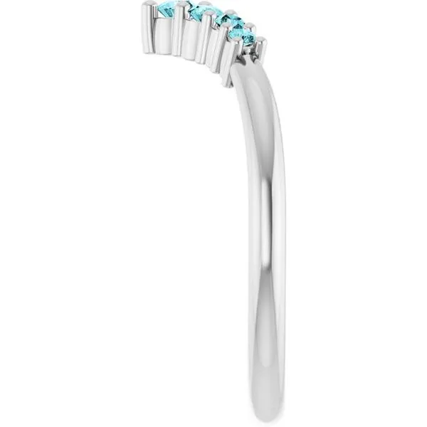 Graduated V Ring Image 4 Cherry Street Jewelers Tulsa, OK