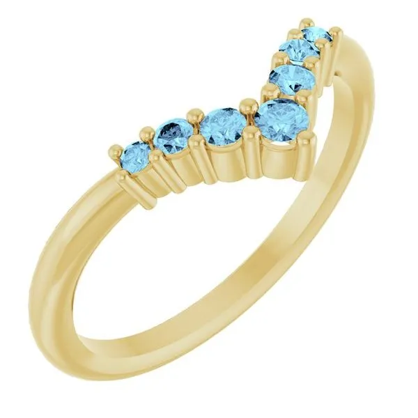 Graduated V Ring D'Errico Jewelry Scarsdale, NY