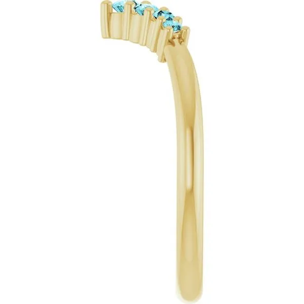 Graduated V Ring Image 4 Cherry Street Jewelers Tulsa, OK