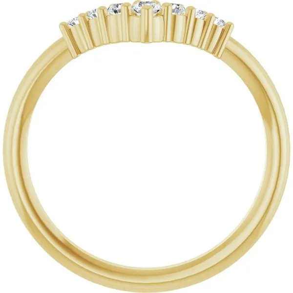 Graduated V Ring Image 2 Milan's Jewelry Inc Sarasota, FL