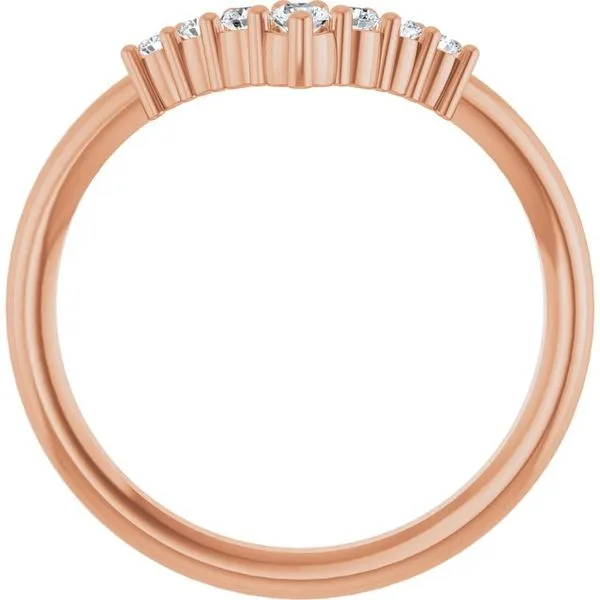 Graduated V Ring Image 2 Cherry Street Jewelers Tulsa, OK