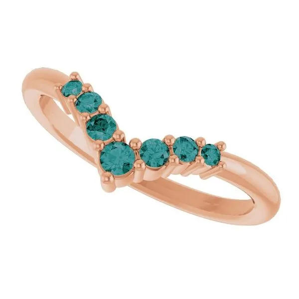 Graduated V Ring Image 5 Milan's Jewelry Inc Sarasota, FL