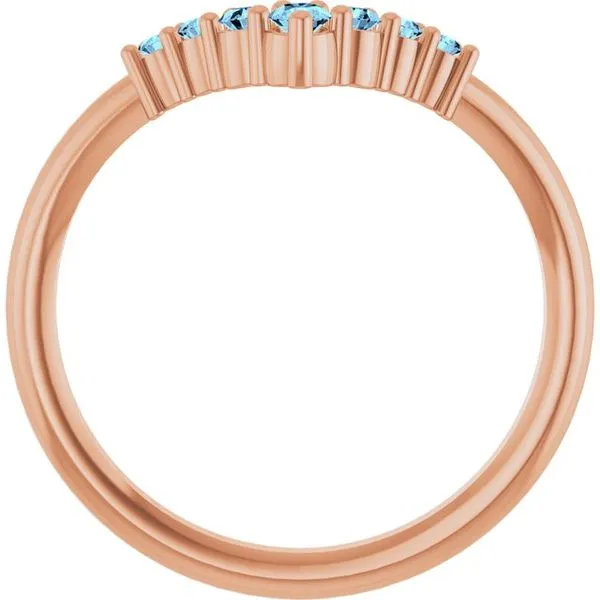 Graduated V Ring Image 2 Moseley Diamond Showcase Inc Lexington, SC