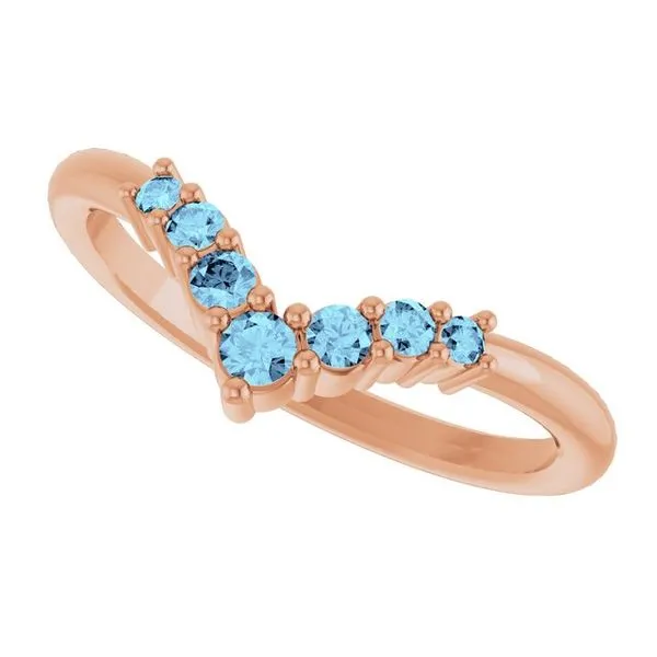 Graduated V Ring Image 5 Henry B. Ball Jewelers Canton, OH