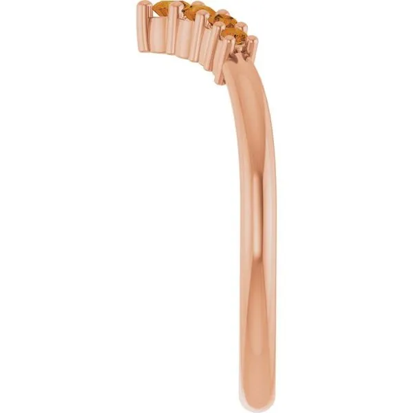 Graduated V Ring Image 4 Henry B. Ball Jewelers Canton, OH