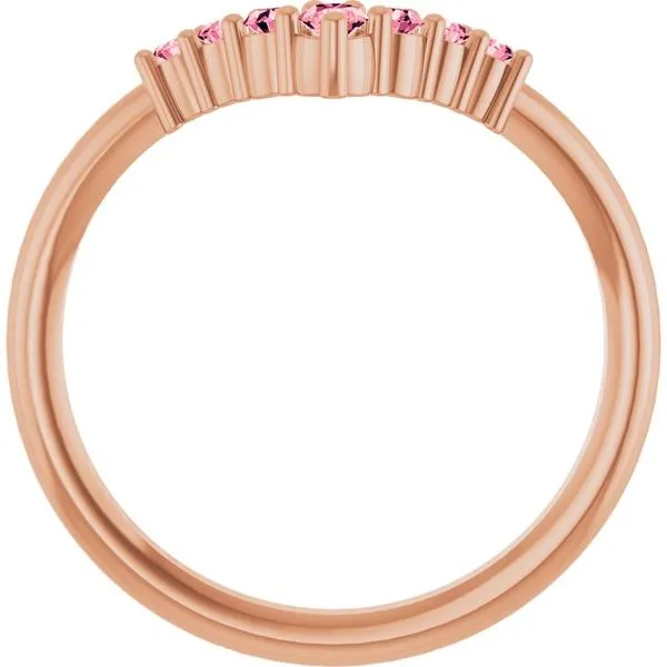 Graduated V Ring Image 2 Cherry Street Jewelers Tulsa, OK