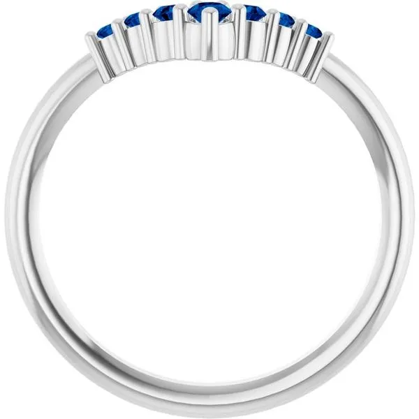 Graduated V Ring Image 2 Mendham Jewelers Mendham, NJ