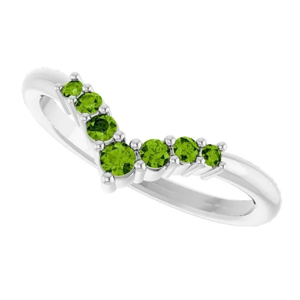 Graduated V Ring Image 5 Henry B. Ball Jewelers Canton, OH