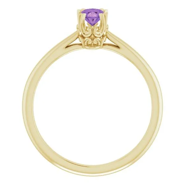 Solitaire Ring Image 2 Hopman Jewelers Elkhart, IN