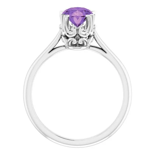 Solitaire Ring Image 2 Milan's Jewelry Inc Sarasota, FL